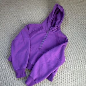 EUC-Lululemon scuba 1/2 zip- size xs/s